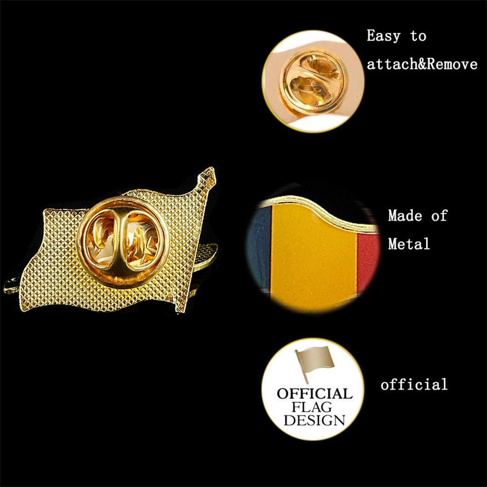 Romania Pin bros bendera nasio - Ethnic Modern Fashion ulasan dan harga